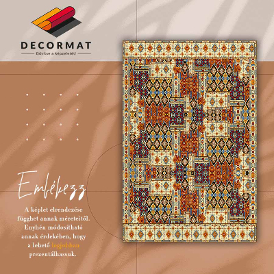 Indoor vinyl PVC carpet Geometric patchwork