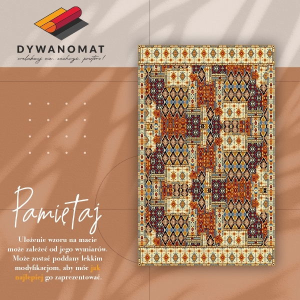 Indoor vinyl PVC carpet Geometric patchwork