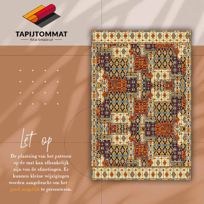 Indoor vinyl PVC carpet Geometric patchwork