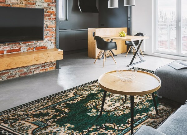 Indoor vinyl PVC carpet Persian style