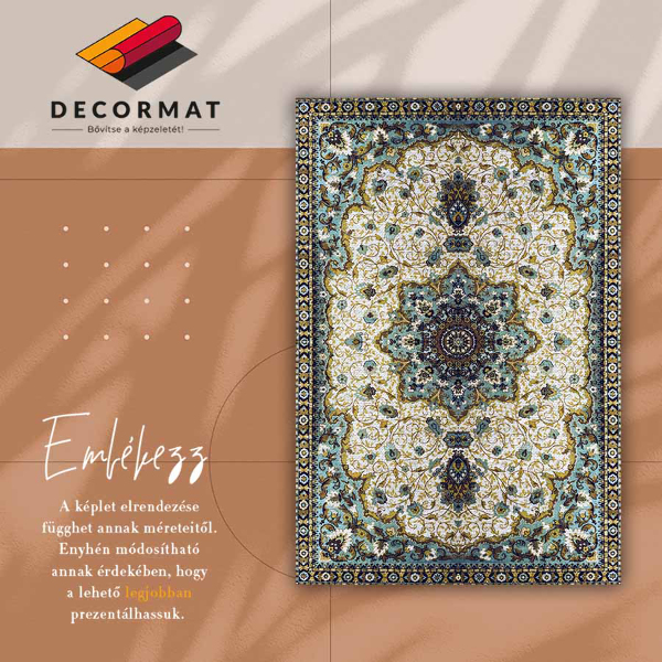 Indoor vinyl PVC carpet Persian ornaments