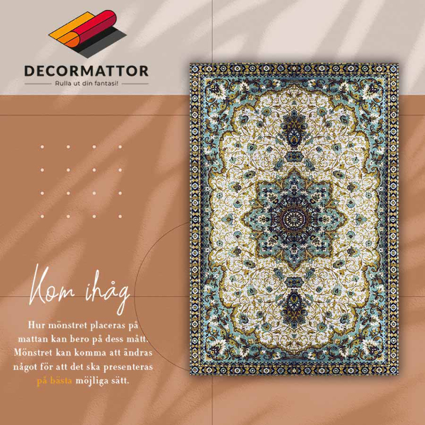 Indoor vinyl PVC carpet Persian ornaments