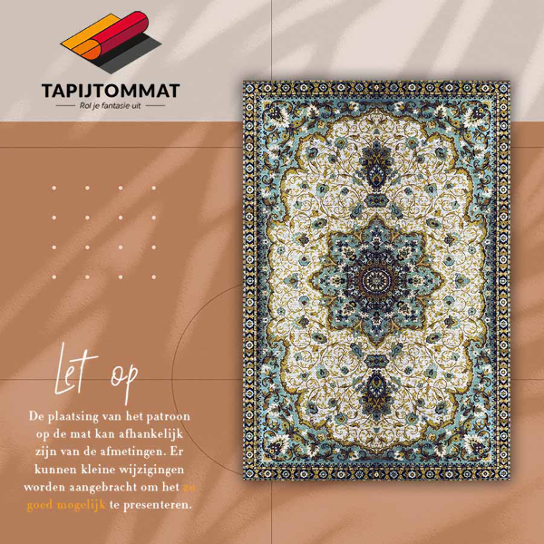 Indoor vinyl PVC carpet Persian ornaments