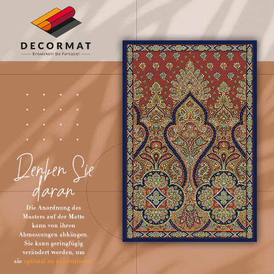 Universal vinyl rug Indian retro style