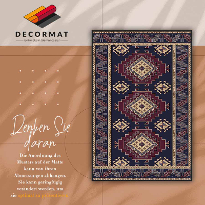 Fashionable vinyl rug Geometric abstraction