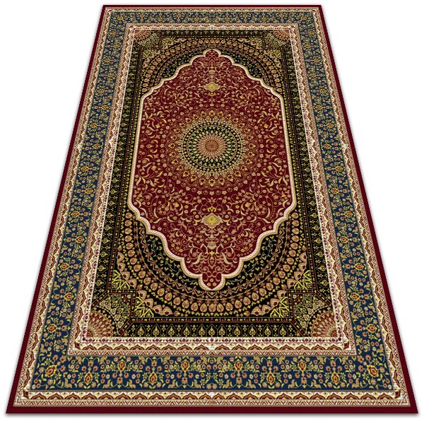 Vinyl floor rug Hindu mandalas
