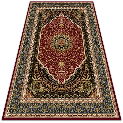 Vinyl floor rug Hindu mandalas