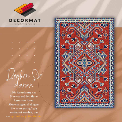 Fashionable vinyl rug Indian arrows