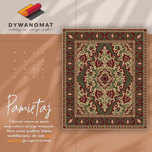 Vinyl floor rug Symmetrical pattern