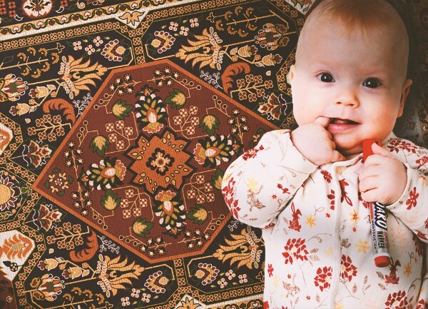 Indoor vinyl rug Rich patterns