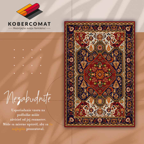 Indoor vinyl rug Rich patterns