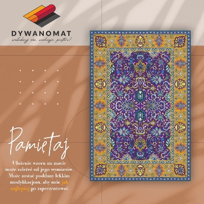Indoor vinyl PVC carpet Persian style beautiful details