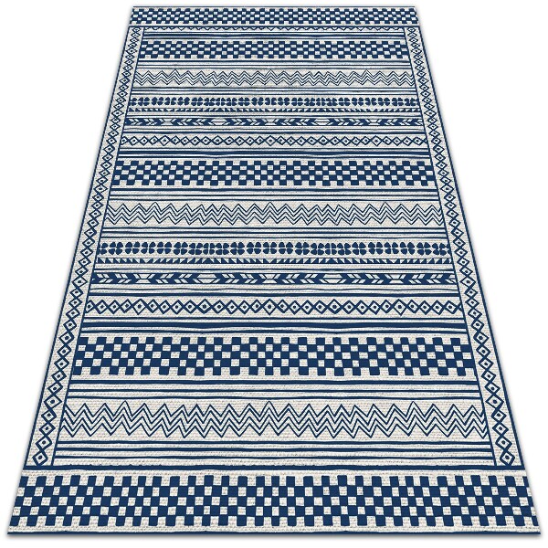 Indoor vinyl PVC carpet Geometric pattern