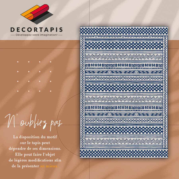 Indoor vinyl PVC carpet Geometric pattern