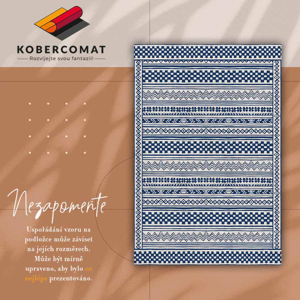 Indoor vinyl PVC carpet Geometric pattern