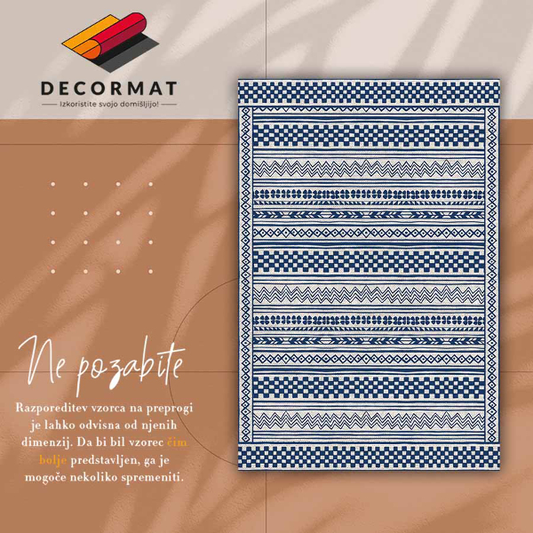 Indoor vinyl PVC carpet Geometric pattern