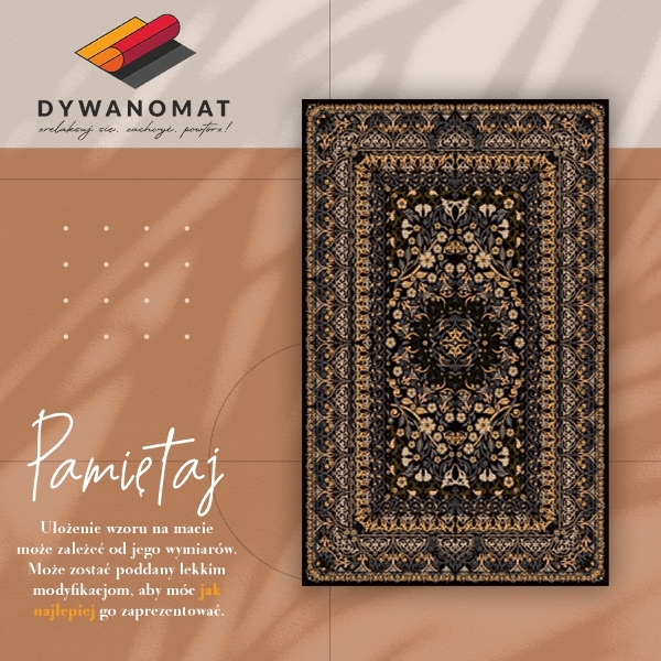 Interior vinyl floor mat Antique texture