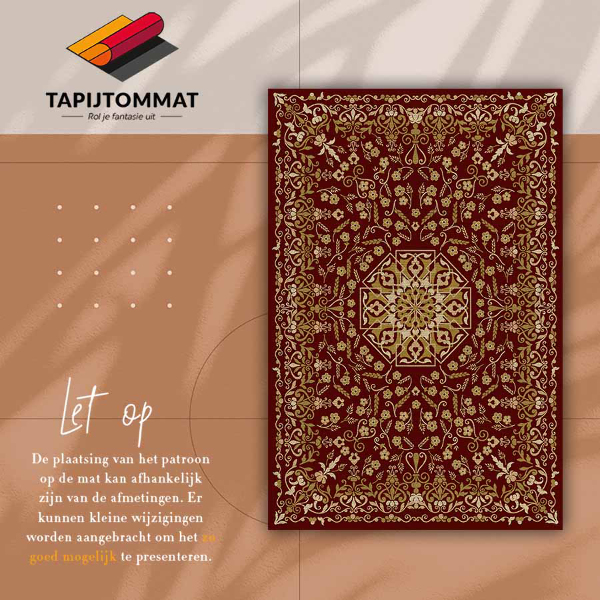 Indoor vinyl PVC carpet Plant pattern