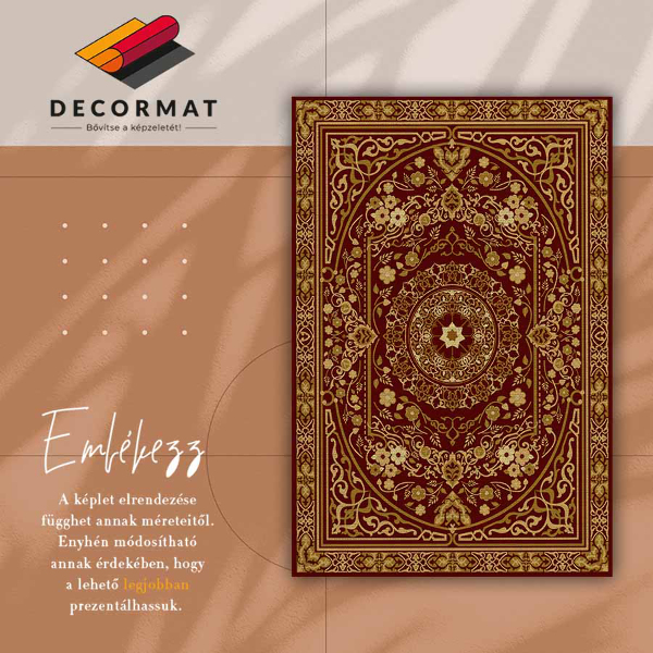 Universal vinyl rug Ancient pattern