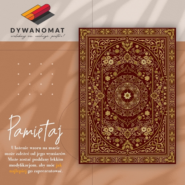 Universal vinyl rug Ancient pattern
