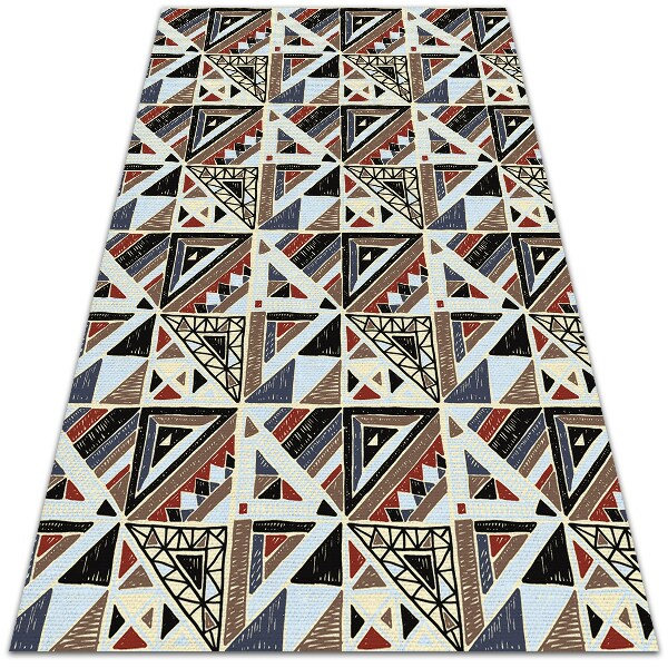Vinyl rug Geometric mosaic