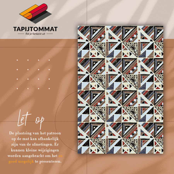 Vinyl rug Geometric mosaic