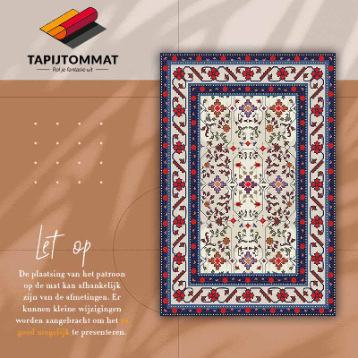 Interior vinyl floor mat Persian patterns