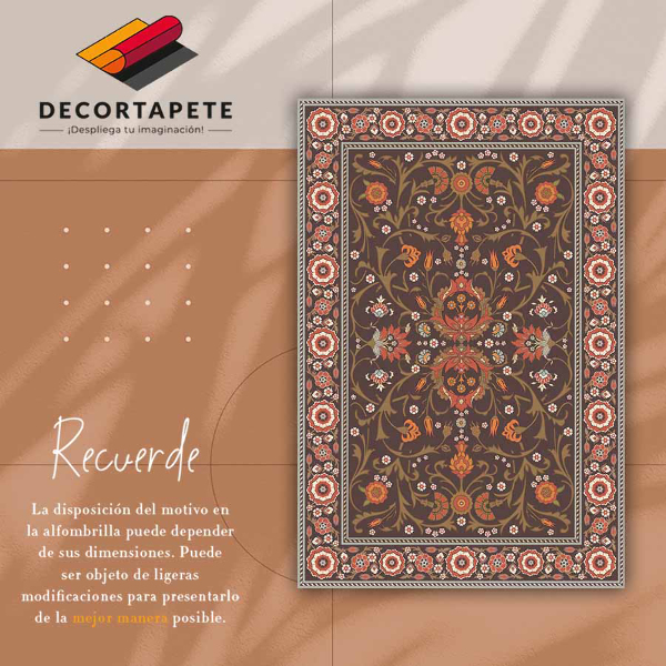 Universal vinyl rug Arabic style