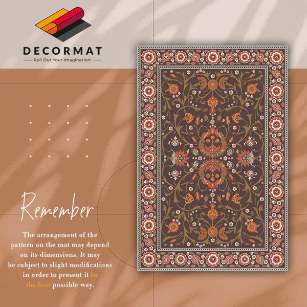 Universal vinyl rug Arabic style