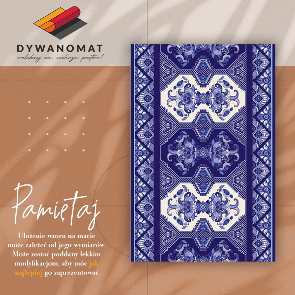 Vinyl floor mat Persian pattern