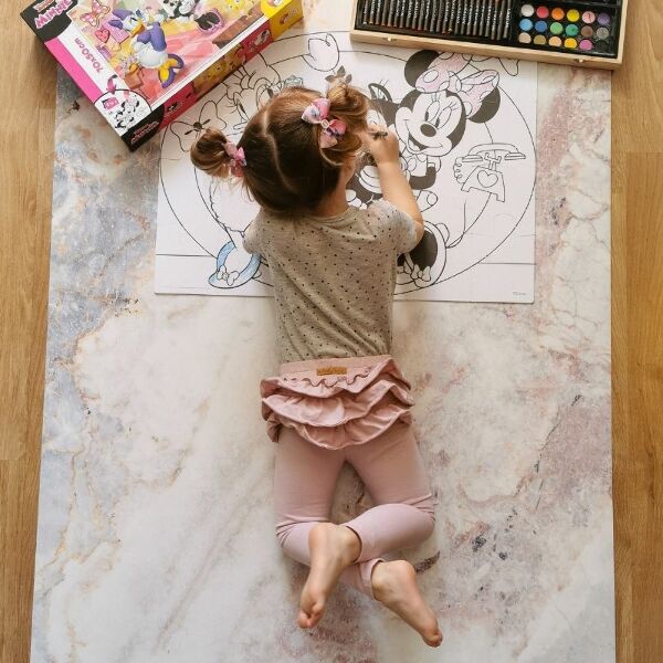 Interior PVC rug Marble floor