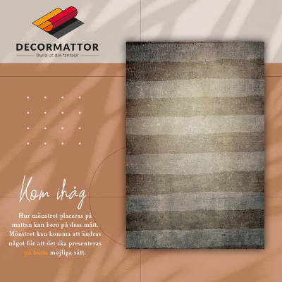 Universal vinyl rug Horizontal stripes