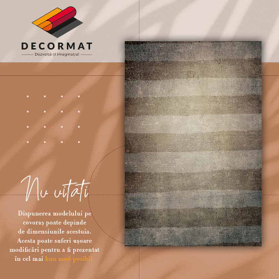 Universal vinyl rug Horizontal stripes