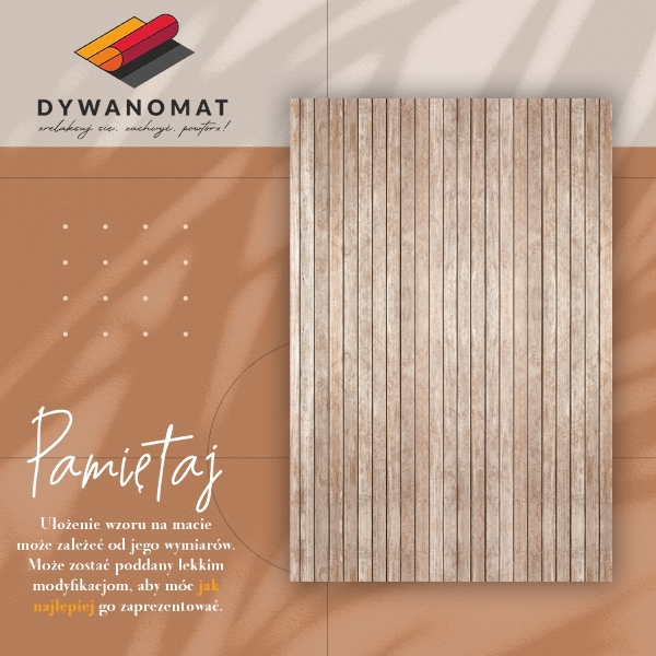 Interior PVC rug Striped board