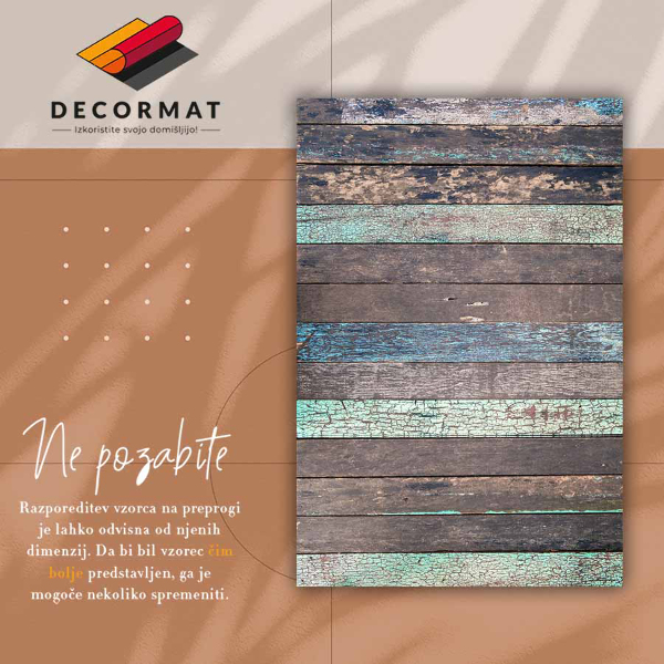 Interior PVC rug Horizontal boards