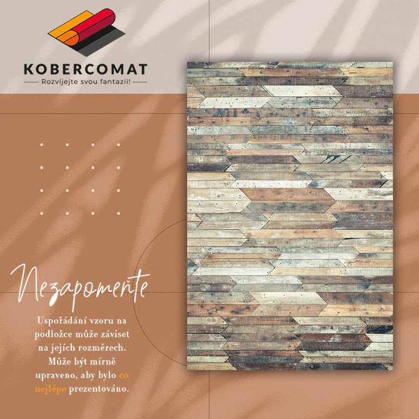 Interior PVC rug Horizontal boards