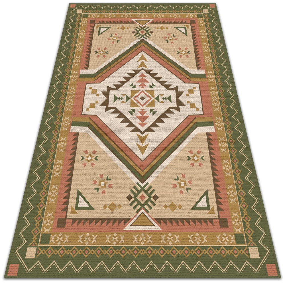 Vinyl floor rug Geometric braid - Decormat.co.uk