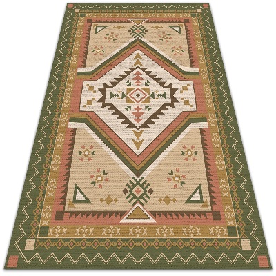 Vinyl floor rug Spanish geometry