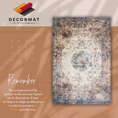 Universal vinyl rug Persian geometry