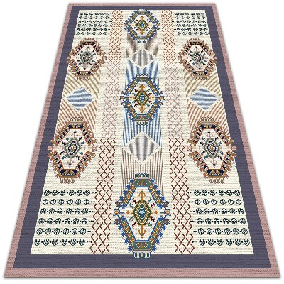 Universal vinyl rug Persian geometry