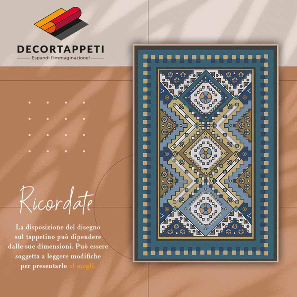 Indoor vinyl PVC carpet Moroccan patterns