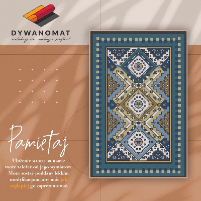 Indoor vinyl PVC carpet Moroccan patterns