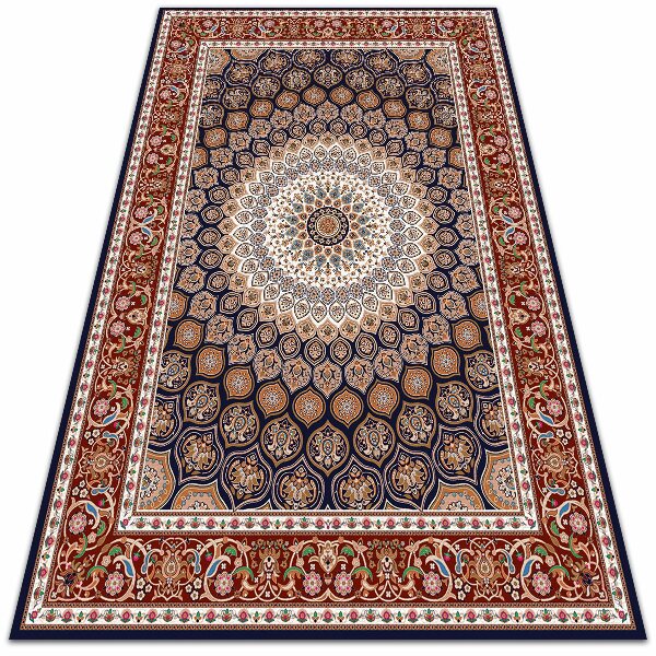 Vinyl floor rug Geometric mandala