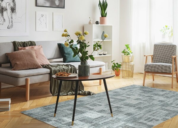 Indoor vinyl PVC carpet Patchwork mosaic