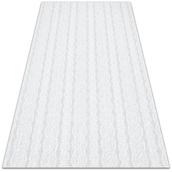 Fashionable vinyl rug Geometric weave
