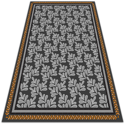 Indoor vinyl PVC carpet Floral braid