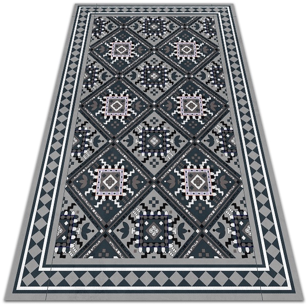Indoor vinyl PVC carpet Arabic geometry