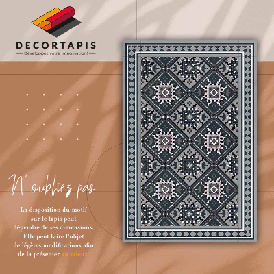 Indoor vinyl PVC carpet Arabic geometry