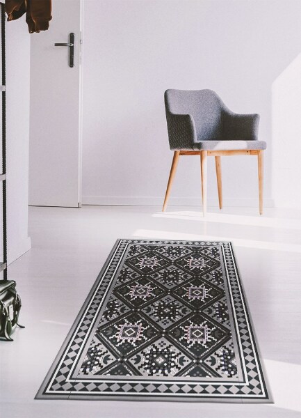Indoor vinyl PVC carpet Arabic geometry