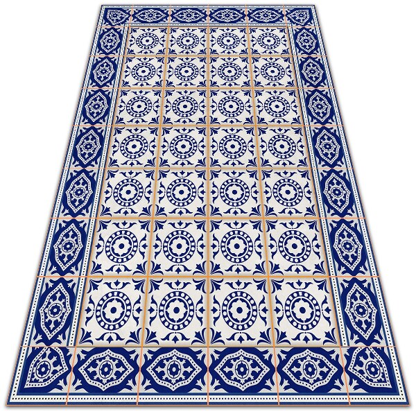 Indoor vinyl PVC carpet Greek tiles
